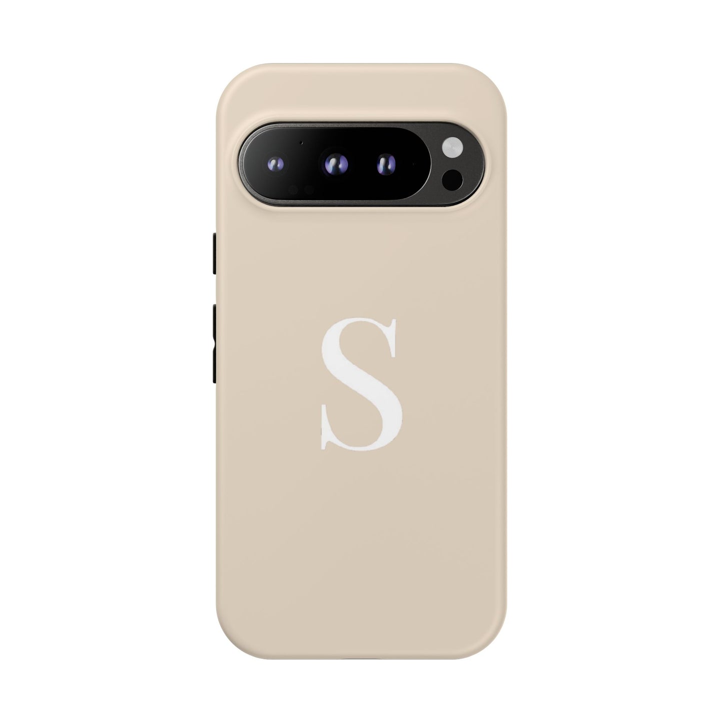 Minimalist Protective iPhone Cover-  Customizable Initial