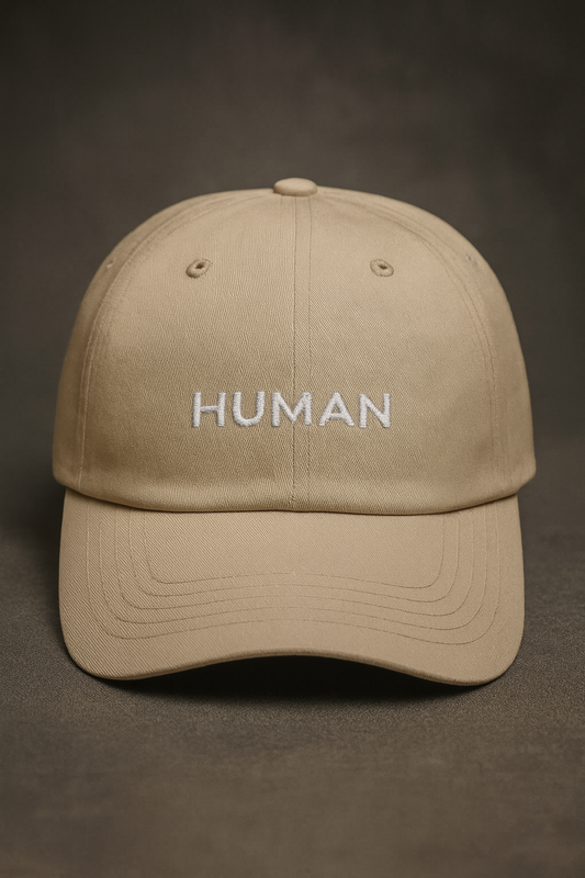 Embroidered “HUMAN” Cap.