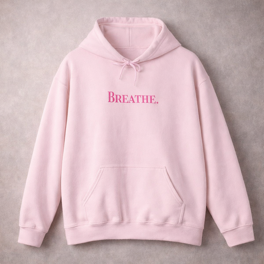 Hoodie "BREATHE. Statement Pullover